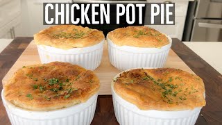 Mini Chicken Pot Pies with Puff Pastry [upl. by Nnaeinahpets]