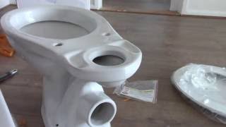 How to assembly toilet Fitting toilet [upl. by Yelyah]