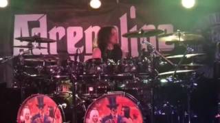 Jordan Cannata of Adrenaline Mob drum solo Live 7917 Scottsdale Az [upl. by Borgeson235]