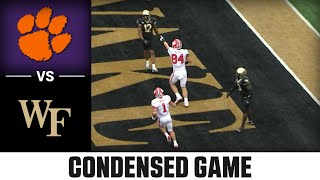 Wake Forest vs Clemson Condensed Game  2023 ACC Football [upl. by Fridlund]