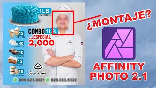 affinity photo tutorial español  Foto montaje en Affinity Photo [upl. by Ameen]