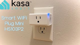 Kasa Smart WiFi Plug Mini  HS103P2  Setup [upl. by Eednac325]