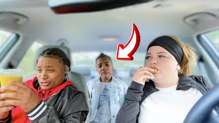 IGNORING LINAS DRIVE THRU ORDER PRANK HILARIOUS REACTION [upl. by Lemhar975]