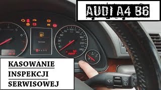 Kasowanie inspekcji serwisowej AUDI A4 B6B7 [upl. by Soloman815]