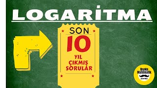 LOGARİTMA ÇIKMIŞ SORULAR ÇÖZÜMLERİ AYT SON 10 YIL [upl. by Anauqed]