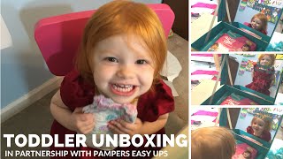 Toddler Unboxing Easy Ups [upl. by Oicafinob]