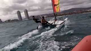 Curso de Catamarán con 20 nudos Velocidad y adrenalina velateam40 [upl. by Sitelc585]