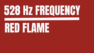 RED FLAME Screen RAL 3000 528 Hz frequency 582 [upl. by Scoville128]