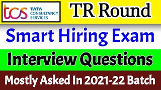 TCS smart hiring Technical Round Interview Questions [upl. by Aisinoid22]