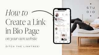 How to Create Your Own Link in Bio Website Page [upl. by Tammara]