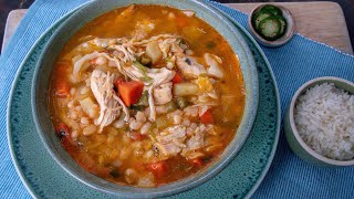 Frijoles blancos con pollo Una delicia que no puede faltar en su casa [upl. by Kristien714]