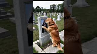 Grandma passed away suddenly This golden retriever has been guarding beside grandma refused 2 leave [upl. by Aratak]