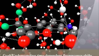 Coumarin153 Molecular Dynamics Simulation [upl. by Atterrol]