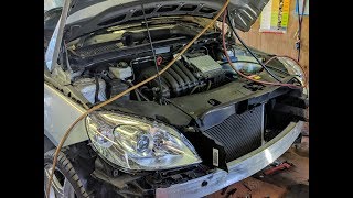 Mercedes B Class air conditioning leak amp condenser replacement [upl. by Deana]