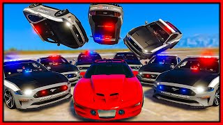 GTA 5 Roleplay  indestructible drag car destroying cops  RedlineRP [upl. by Llenol64]