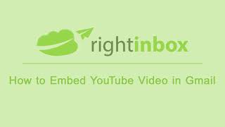 How to Embed YouTube Video in Gmail [upl. by Htirehc809]