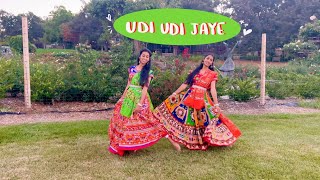 Udi Udi Jaye  Garba Dance  Simple Steps  Navratri  HaSi Dance Sisters USA [upl. by Phyllys]