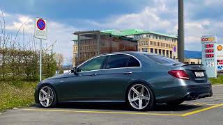 Mercedes W213 Tuning Deep Concave MB Design KV1 EClass eklasse HampR Federn Springs [upl. by Vandervelde906]