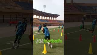 109 super eagles cap in one video Ahmed Musa warming up ahead of the tie against Plateau United [upl. by Lucia]