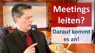 Meeting leiten Darauf kommt es an [upl. by Hudson281]