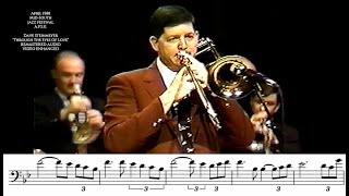 BEST JAZZ TROMBONE HIGH NOTE SOLO PERFORMANCE play along by Dave Steinmeyer Ice Castles [upl. by Aicargatla]