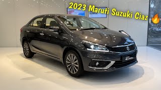 Maruti Suzuki Ciaz Alpha Detailed Walkaround  2023 Maruti Suzuki Ciaz Alpha [upl. by Ynnel197]