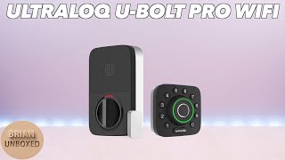 Ultraloq U Bolt Pro WiFi Smart Lock  Full Review amp Demo [upl. by Pincince]