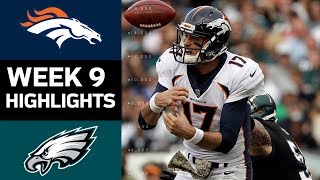 Broncos vs Eagles  NFL Week 9 Game Highlights [upl. by Yenots]