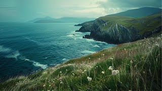 Traditional Celtic Irish Music  Beautiful Ireland Scenery Nature Travel Video [upl. by Ereveniug]