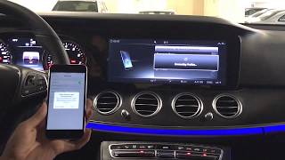 Bluetooth Pairing 2017 MercedesBenz E300 [upl. by Dremann281]