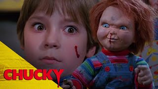 Andy Barclay vs Chucky  Chucky Official [upl. by Aneertak]