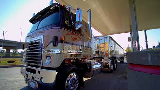 1980 Internation Transtar II Eagle and 1978 Ford LTL 9000 Trip to Ballston Spa Truck Show [upl. by Anerol]