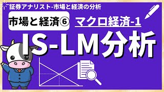 マクロ経済①「ISLM分析」わかりやすく解説【証券アナリスト試験CMA】 [upl. by Godfrey]