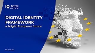 Webinar Digital Identity Framework  a bright European future [upl. by Philis]