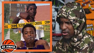 Lil Reese on DJU Smoking Tooka in Front of FBG Young [upl. by Aneehsit]