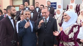 Cumhurbaşkanı Erdoğana Novi Pazarda sevgi seli [upl. by Herschel]