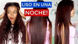 CABELLO LISO  LACIO NATURAL SIN PLANCHA NI SECADORFUNCIONA  ELI GARCIA [upl. by Enellek]