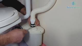 Silent Venus Upflush Toilet Macerating Pump How to Installation Guide [upl. by Allecram]