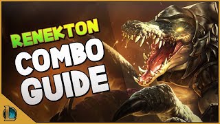 Renekton Combo Guide S9 [upl. by Imyaj]