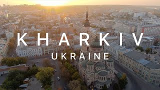 KHARKIV from above  Ukraine  4K Drone Video [upl. by Luz]