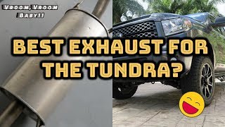 Best EXHAUST for The Tundra  BEST Sound [upl. by Elayor]