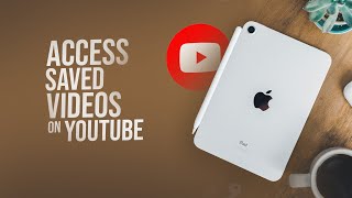 How to Access Saved Videos on Youtube iPad tutorial [upl. by Arriat]