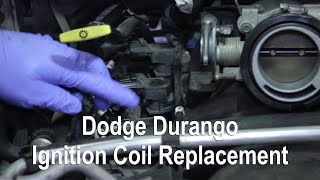 Dodge Durango Ignition Coil Replacement [upl. by Ilowell887]