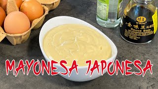 Cómo hacer mayonesa japonesa casera o mayonesa de soja tipo kewpie [upl. by Eam]