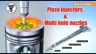 Piezo injectors and Multi hole nozzles [upl. by Yerak455]