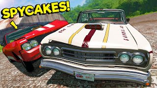 DRAG RACING with Spycakes amp OB  BeamNG Multiplayer Mod Gameplay [upl. by Bobker496]