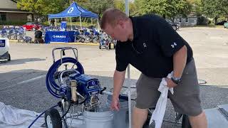 Graco Mark V 3in1 Sprayer  Airless Texture Sprayer Demo [upl. by Darci]