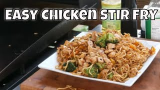 How to Make Stir Fry Chicken on the Blackstone Griddle [upl. by Raimondo]