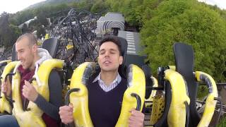 Express reporter Nathan Rao rides Alton Towers newest roller coaster The Smiler [upl. by Mozelle]