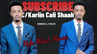 CKARIIN CALI SHAAH  NAFTA WAAD HANATEE   SPEED UP SONG [upl. by Alyel214]